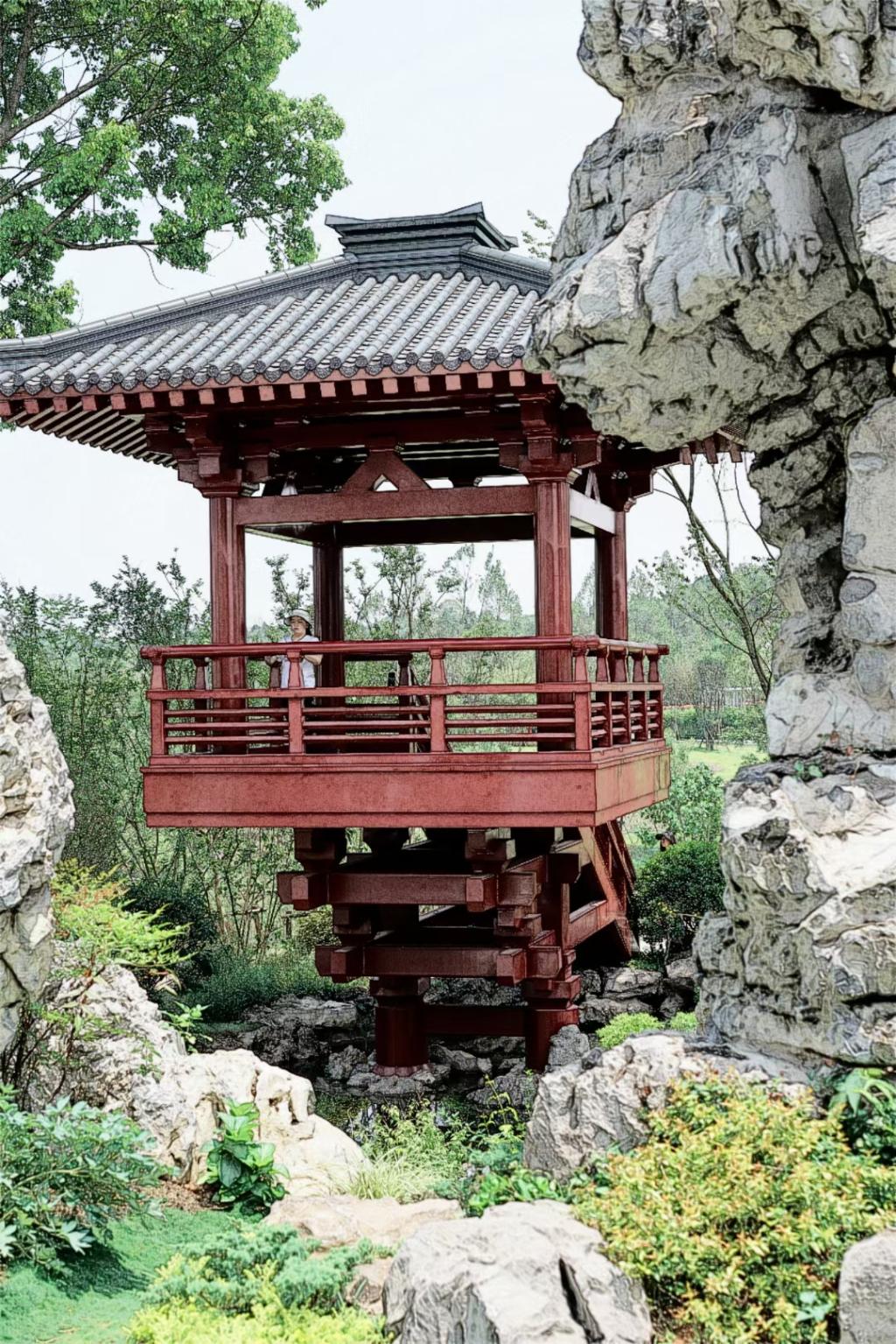 成都世界园艺博览会之中国古风园林