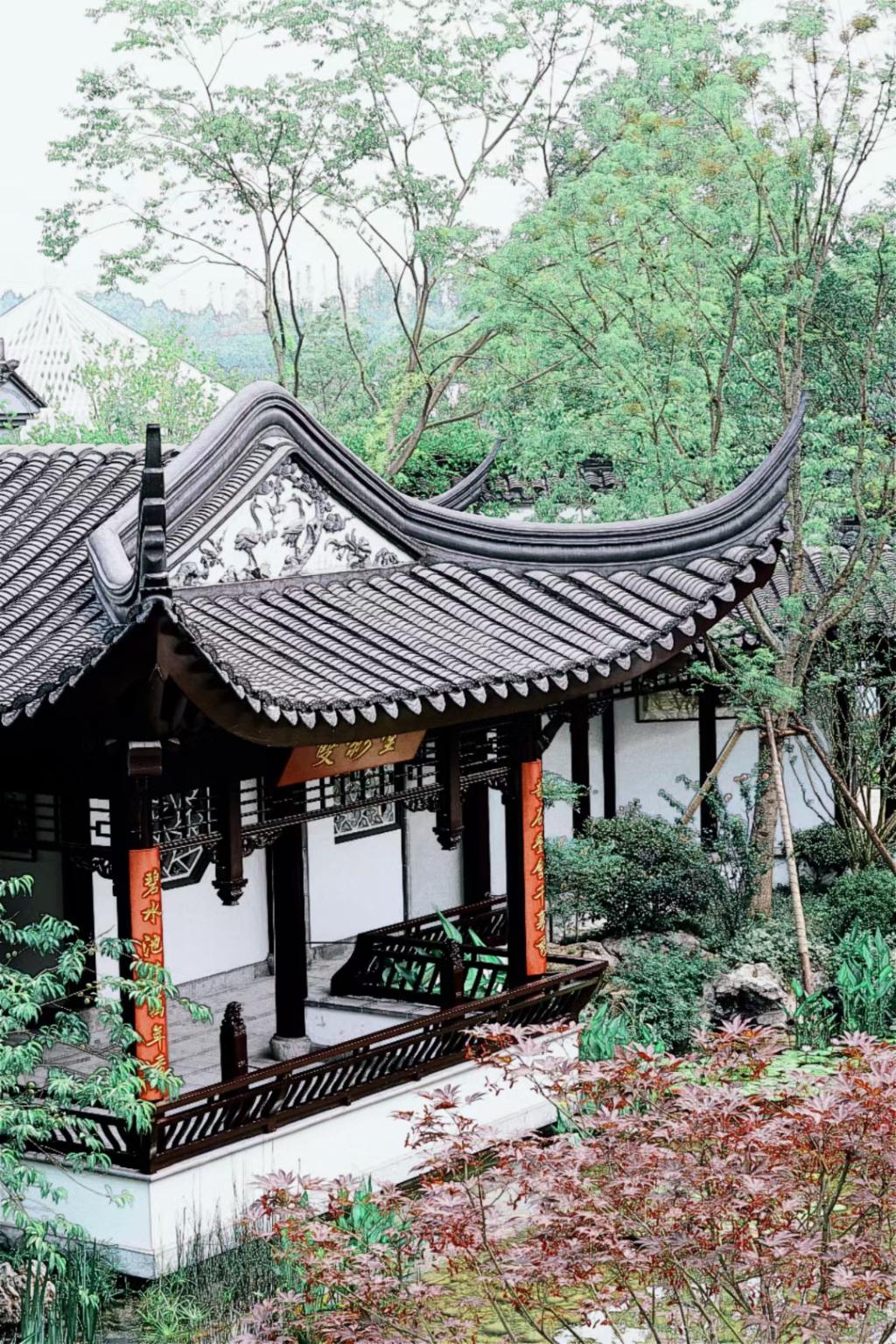 成都世界园艺博览会之中国古风园林